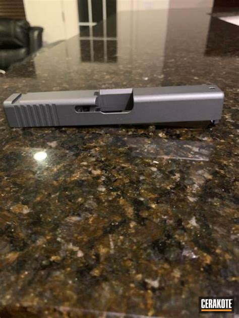 Glock 19 Slide finished in Carbon Grey | Cerakote