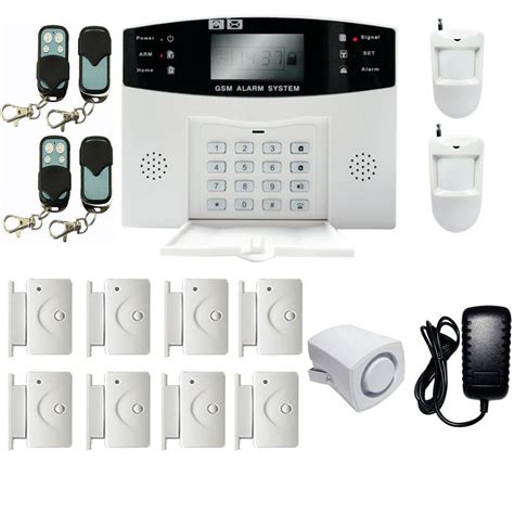 iMeshbean Wireless & Wired GSM Home Security Alarm Burglar Alarm System 108 Zones Auto Dialing ...