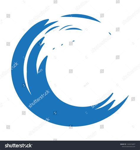 Ocean Wave Vector Logo Icon Stock Vector (Royalty Free) 1426016807 | Shutterstock