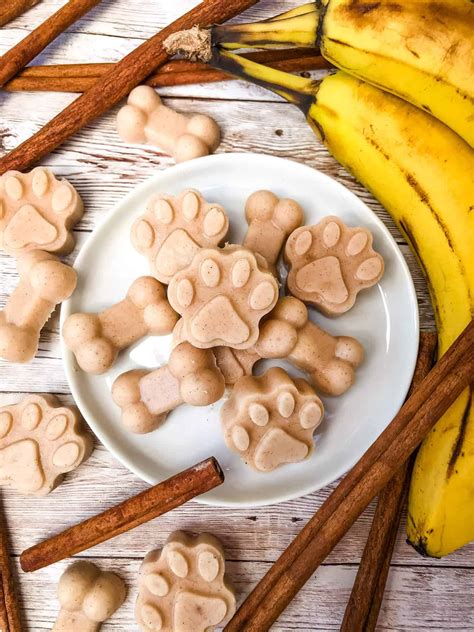 Frozen Cinnamon Banana Dog Treats - Three Olives Branch