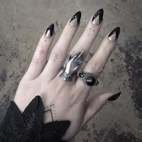 Pin by Lori Ginn Reed on Beauty | Goth nails, Witch nails, Gothic nails