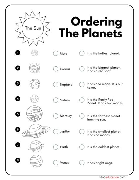 Free Ordering The Planets Worksheet Check more at https://kto5education.com/free-ordering-the-p ...