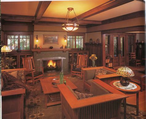 Craftsman living room | Craftsman style interiors, Craftsman living rooms, Craftsman interior