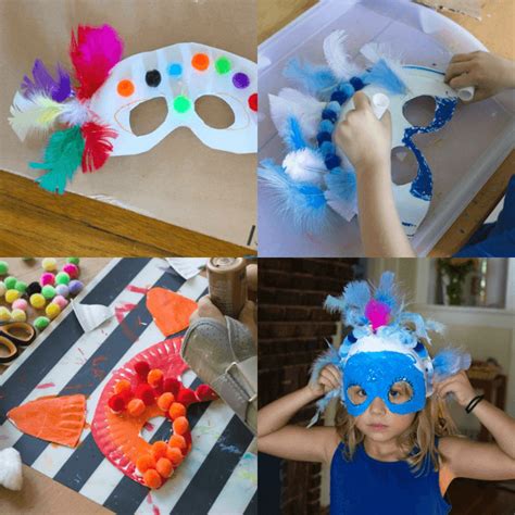 How to Make Paper Plate Masks and Cardboard Wings for Kids Costumes