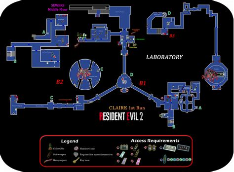 Resident Evil 2 Remake Map