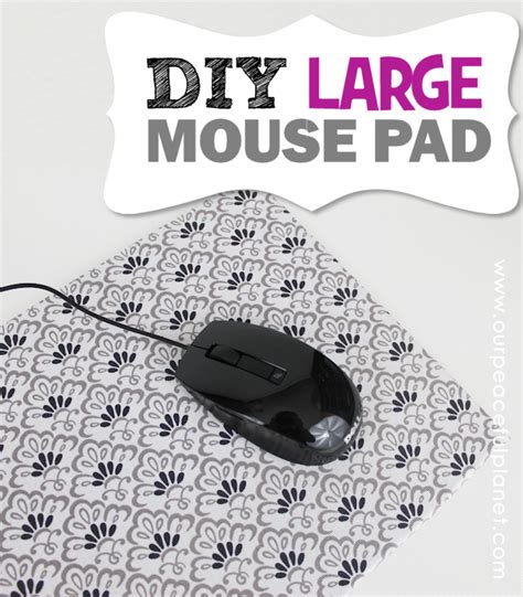 Make Your Own Large DIY Mouse Pad