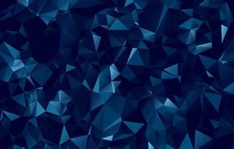 Blue Geometric Wallpaper - markanthonystudios.net