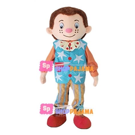 Textured Mr Tumble Mascot Costume Cartoon Character