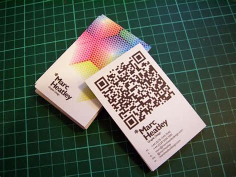 30 Creative QR code business cards | Webdesigner Depot