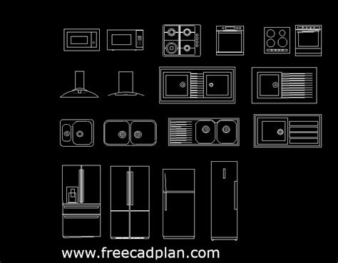 Kitchen Appliances Cad Blocks Free | Wow Blog