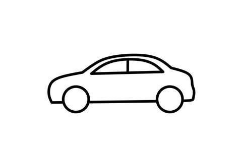 Car Outline Vector Art, Icons, and Graphics for Free Download