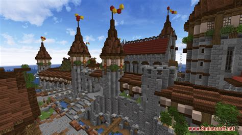 Realistic Medieval City Map (1.21.3, 1.20.1) - Incredible Realistic City - 9Minecraft.Net