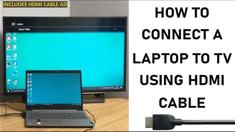 Hdmi Cable Laptop To Tv Windows 10 - Gallery