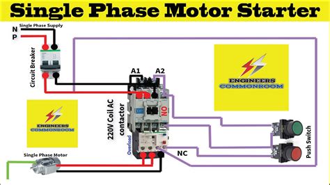 Diagram Engine Starter Motor Location Motor Starter Overload