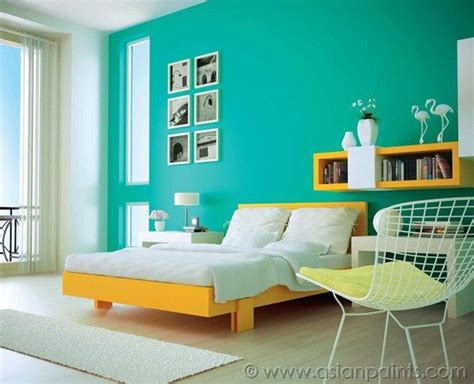 Mustard and Teal Room Design | Interior Design Ideas - Asian Paints | Room color combination ...