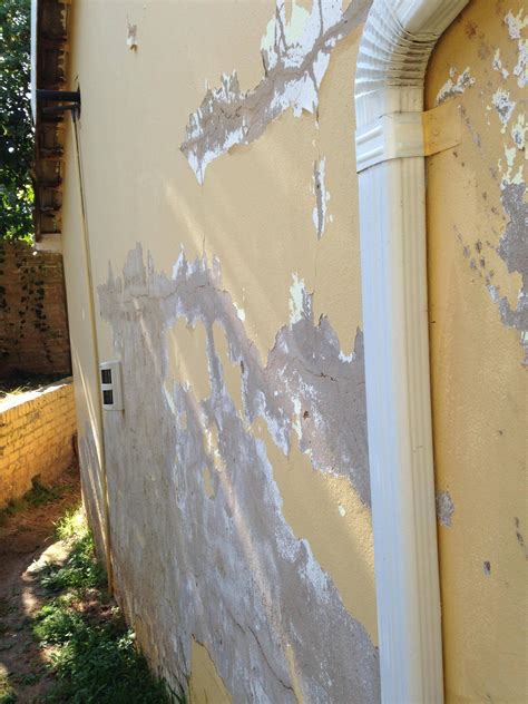 repainting - How can I prepare this old exterior wall for painting? - Home Improvement Stack ...