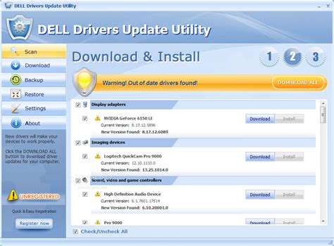 DELL Drivers Update Utility 8.1.5990.5305 - Download, Review, Screenshots