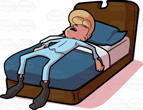 Cartoon Man Sleeping Clipart | Free download on ClipArtMag