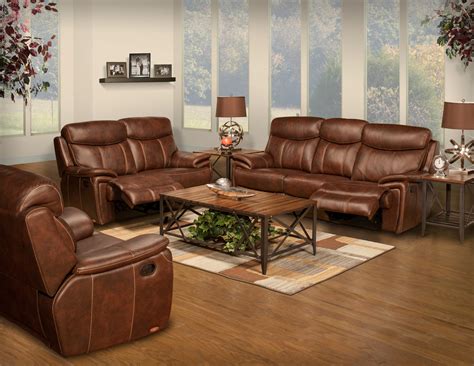 Legend Brown Top Grain Leather Reclining Sofa - CB Furniture