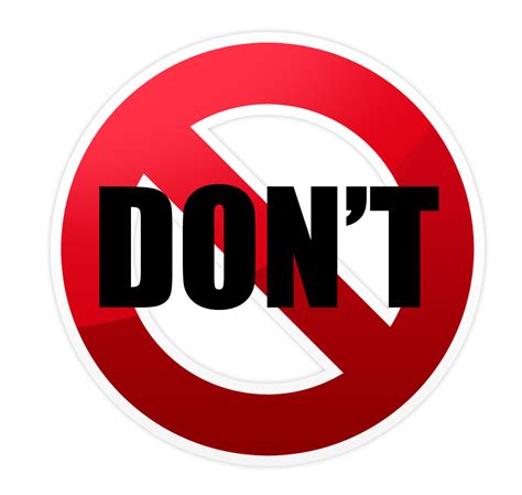 Do Not Use Sign Clip Art - ClipArt Best