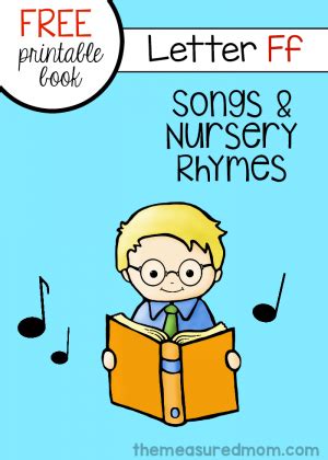 Letter F minibook: Rhymes & Songs