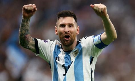 Lionel Messi Goal Celebration 2022