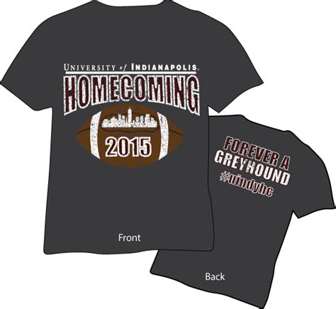 Homecoming T-Shirts 2015 - University of Indianapolis