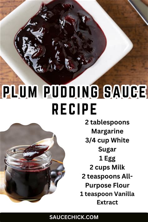 Plum Pudding Sauce Recipe: Sweet Elegance for Festive Delight