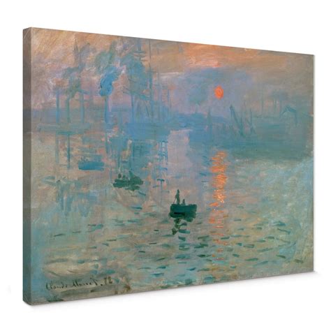 Claude Monet - Impression, Sunrise Canvas print | wall-art.com