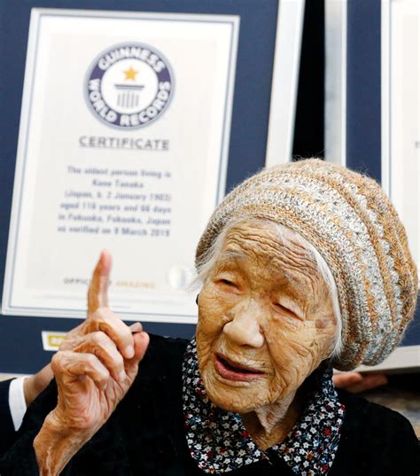 116-year-old Japanese woman crowned the world's oldest person by Guinness Book of World Records ...