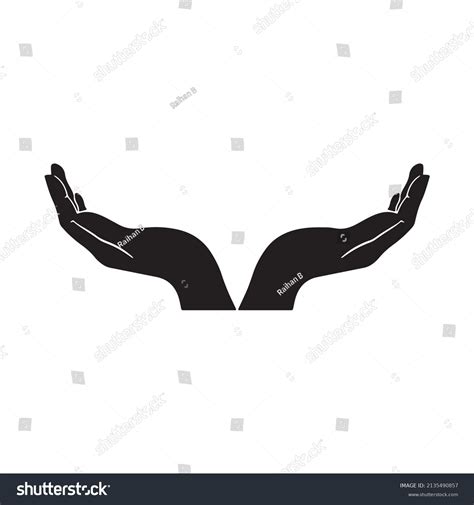 Female Raised Hands Vector Concept Volunteering Stock Vector (Royalty Free) 2135490857 ...