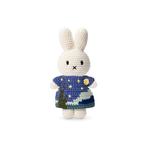 Miffy & Friends Crochet Van Gogh The Starry Night Plush Toy - Miffy – MoMA Design Store