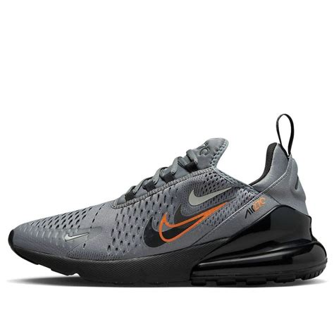 Nike Air Max 270 'Multi-Swoosh Smoke Grey Mandarin' FN7811-001 - KICKS CREW