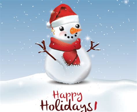 Happy Holidays Greeting Card Vector Art & Graphics | freevector.com