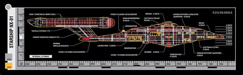 Star Trek Enterprise Nx 01 Schematics