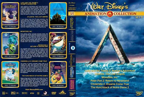 Walt Disney's Classic Animation Collection - Set 9 - Movie DVD Custom Covers - lady and the ...