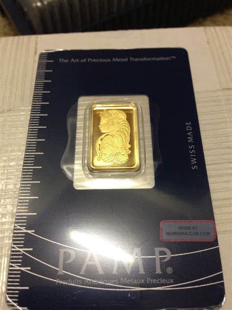 Pamp Suisse 5 Gram 999, 9 Pure 24 Karat Gold Bar (in Assay) 2nd Day Shiping