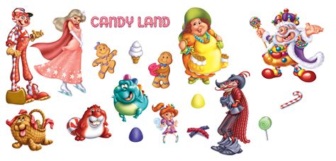 Candyland Characters Cutouts