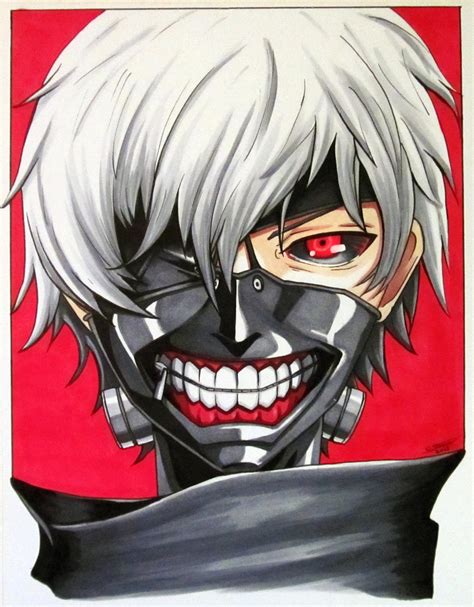 Kaneki Ken - Tokyo Ghoul Fan Art Drawing by LethalChris on DeviantArt