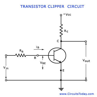 Basic transistor clipping circuit working - Electronic Circuit Collection