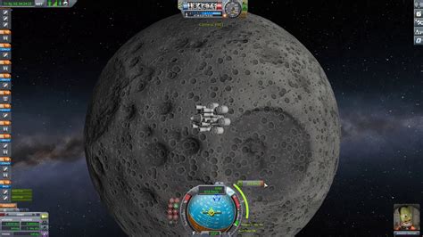 Kerbal Space Program - Landing On Mun Using Only Solid Rockets - Now With Moar Boosters.