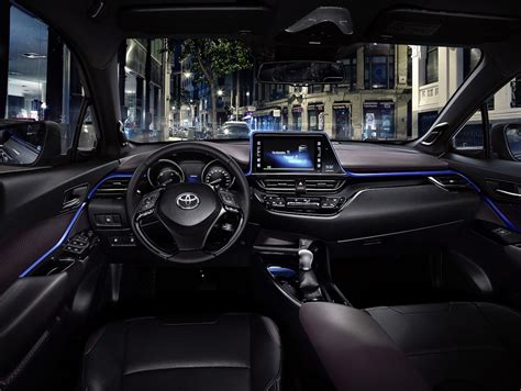 Toyota C-HR compact SUV's interior revealed