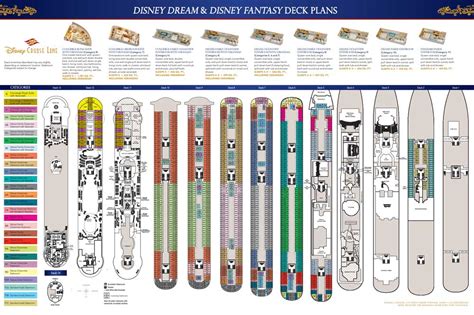 Disney Cruise Ship Deck Plans - Disney Cruise Line Information