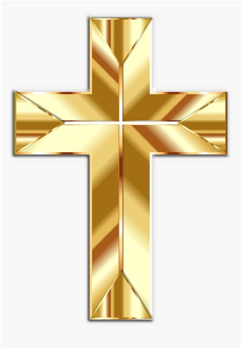 Christian Cross Png Image - Gold Cross Clipart, Transparent Png , Transparent Png Image - PNGitem