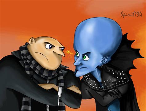 Gru Vs Megamind by Spirit734 on DeviantArt