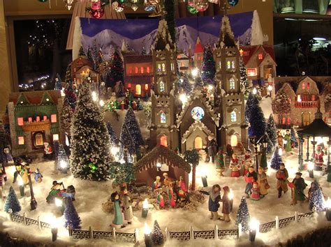 Vintage Christmas Village Houses