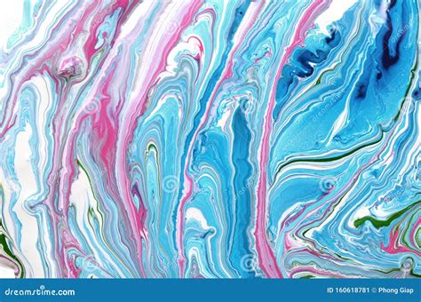 Liquid Acrylic Paint Background. Fluid Painting Abstract Texture. Stock Image - Image of ...