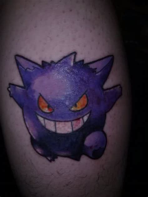 Gengar Tattoo by mcroper on DeviantArt