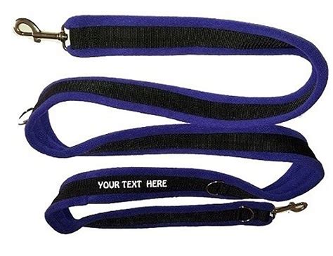 Dog Training leads - Double Clip - Fleece Lining For Comfort