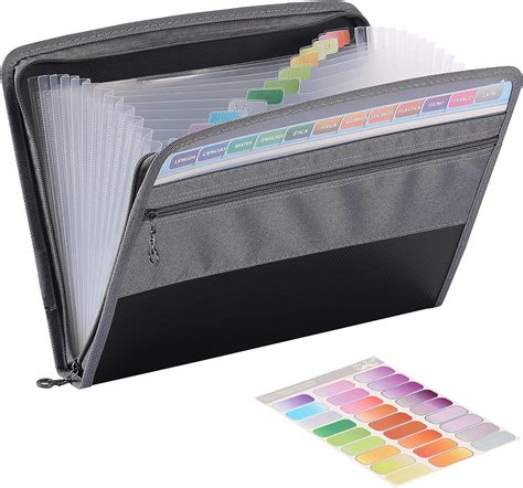 Mr. Pen- Accordion File Organizer, 13 Pockets, Black Australia | Ubuy